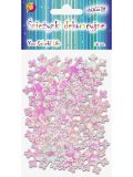 Vločky k dekoraci 3,5 cm 30 ks bílé hologram Vločky k dekoraci 3,5 cm 30 ks bílé hologram