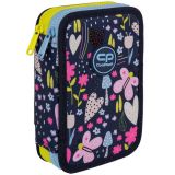 Penál 2 zipy Jumper In the garden - vybavený Penál 2 zipy Jumper In the garden - vybavený