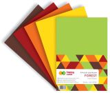 Dekorační pěna A4 FOREST 5 barev