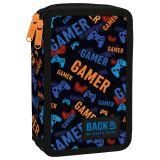 Penál 2 zipy vybavený - Gamer