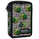 Penál 3 zipy vybavený - Pixel Blocks
