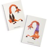 Blok SWING SP A5 80l čtvereček Žirafa ,balení 3 ks