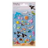 Samolepky KLEYKY mořský svět