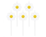 Dortové svíčky pikery 5 ks - Sedmikrásky obustranné Dortové svíčky pikery 5 ks - Sedmikrásky obustranné