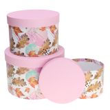 Krabice kulatá sada 3 ks Krabice kulatá sada 3 ks