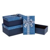 Dárková krabice PUD-24260-PR BLUE sada 3ks
