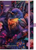 Blok ANIMALS Bird A5 linka s gumou