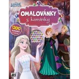Omalovánky A4 s kamínky - Frozen