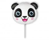 Balónek fóliový nafouknutý 14 na tyčce - Panda