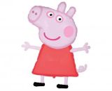 Balónek fóliový nafouknutý 14 na tyčce - Prasátko Peppa