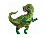 Balónek fóliový nafouknutý 14 na tyčce - Tyranosaurus