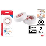 Lepicí páska oboustranná 19 mm 15 m 2 ks v balení Lepicí páska oboustranná 19 mm 15 m 2 ks v balení