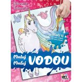 Omalovánky A4 maluj vodou Jednorožci
