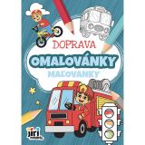 Omalovánky A5+ DOPRAVA 3351-4