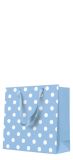 Papírová taška PAW CD  Dotsy Check blue