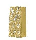 Vánoční papírová taška PAW Colorful Snowflakes  DEO ,balení 10 ks