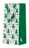 Vánoční papírová taška PAW Christmas Hustle DEO ,balení 10 ks
