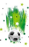 Papírový ubrus 180 cm Football with Stars