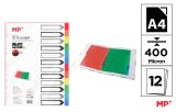 Rozřaďovač A4 PP 12 listů 400 mikronů Rozřaďovač A4 PP 12 listů 400 mikronů