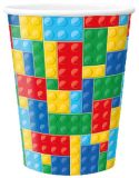 Papírový kelímek 0,25l Colorful Bricks