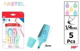 Zvýrazňovač 5 barev na blistru MINI pastel Zvýrazňovač 5 barev na blistru MINI pastel