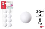 Polystyrénové koule 3 cm 8 ks Polystyrénové koule 3 cm 8 ks