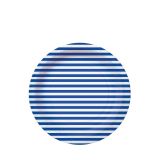 PAW talíř 18cm 10ks Stripes blue Eco