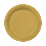 Papírový talíř velký - Eko zlatý