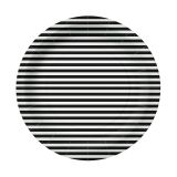 PAW talíř 23cm 10ks Stripes black eco
