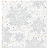 Ubrousky PAW Softpoint Snowflakes silver 20ks Snowflakes silver
