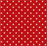 Ubrousky PAW Dekor L (20ks) Dots (red)