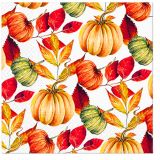 Ubrousky PAW Dekor L (20ks) Pumpkin Pattern