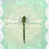 Ubrousky PAW Dekor L (20ks) Romantic Dragonfly