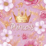 Ubrousky DAISY L (20ks) Pink princess Crown
