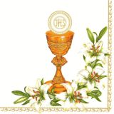 Ubrousky MAKI L (20ks) Holy Communion with Lillies