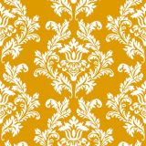 Ubrousky MAKI L (20ks) Gold & White Wallpaper