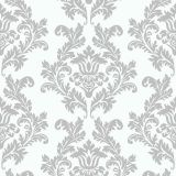 Ubrousky MAKI L (20ks) White & Silver Wallpaper