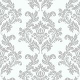 Ubrousky MAKI L (20ks) White & Silver Wallpaper