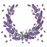 Ubrousky MAKI L (20ks) Lavender Wreath