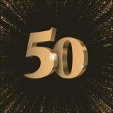 Ubrousky MAKI L (20ks) 50th 3D Birthday