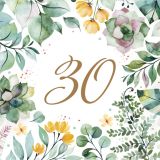 Ubrousky MAKI L (20ks) Floral Frame 30