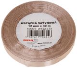 Atlasová stuha 38 mm hnědá - 173