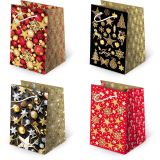 Tašky dárkové PAW SC T5-L Červeno černé ,balení 10 ks Tašky dárkové PAW SC T5-L Červeno černé ,balení 10 ks