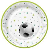 Papírový talíř velký - Football with Stars