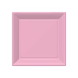 Talíř EKO PM 23x23 cm 20ks růžový