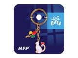 gifty - Klíčenka Charm – kočka 1042477 gifty - Klíčenka Charm – kočka 1042477