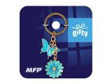 gifty - Klíčenka Charm - modrý motýl 1042483