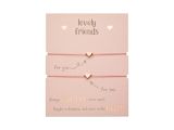 gifty - Lovely Friends náramek - rg. plated Heart 1042799 gifty - Lovely Friends náramek - rg. plated Heart 1042799