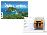 kalendář 2027 stolní Krásy světa 1061754
