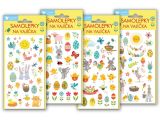 Velikonoční samolepky na vajíčka 839 gelové Veselé Velikonoce 19x9cm Velikonoční samolepky na vajíčka 839 gelové Veselé Velikonoce 19x9cm